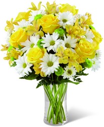 The  Sunny Sentiments Bouquet from Clifford's where roses are our specialty